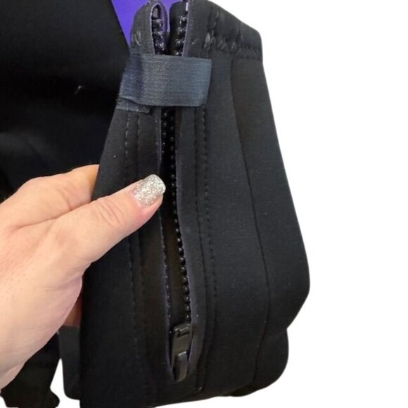 Wavelength Womens Sleeveless Full-Length Wetsuit Purple & Black Neoprene With Fr - Picture 6 of 10